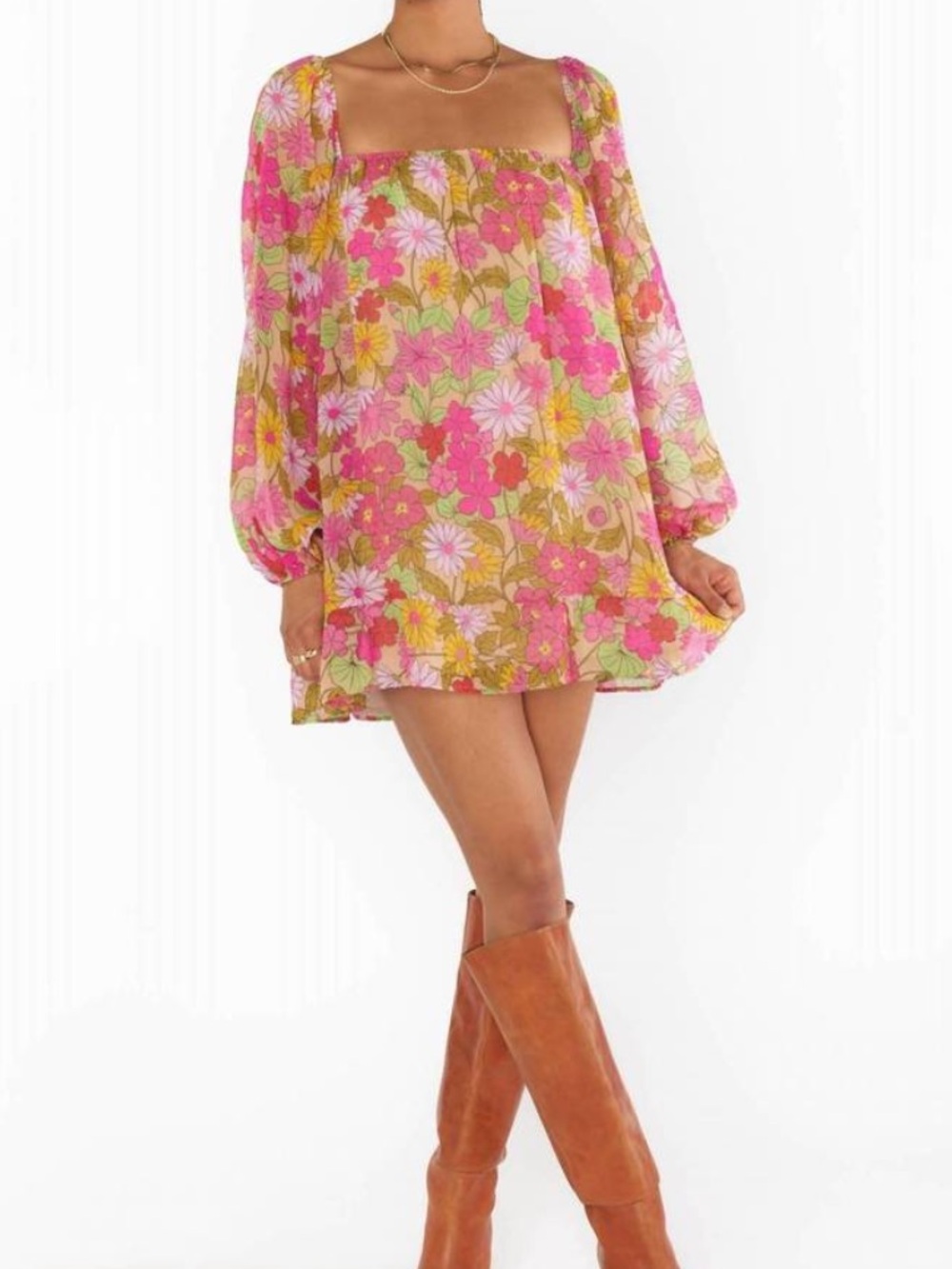 Show Me Your Mumu Briar Mini Dress in Carnaby Floral Sz S